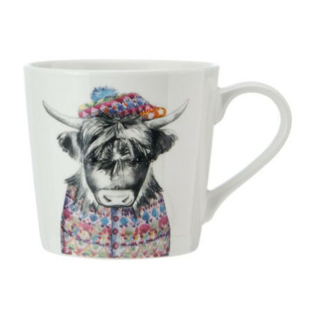 Mikasa kubek porcelanowy w pudełku krowa 380ml