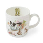 Royal Worcester kubek porcelanowy pies króliki 310ml