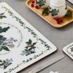 Pimpernel podkładki świąteczne duże i małe ostrokrzew 12szt.