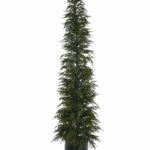 Świerk w doniczce sztuczne kwiaty rośliny 150cm