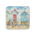Pimpernel podkładki małe na stół pod kubek domki plażowe 6szt