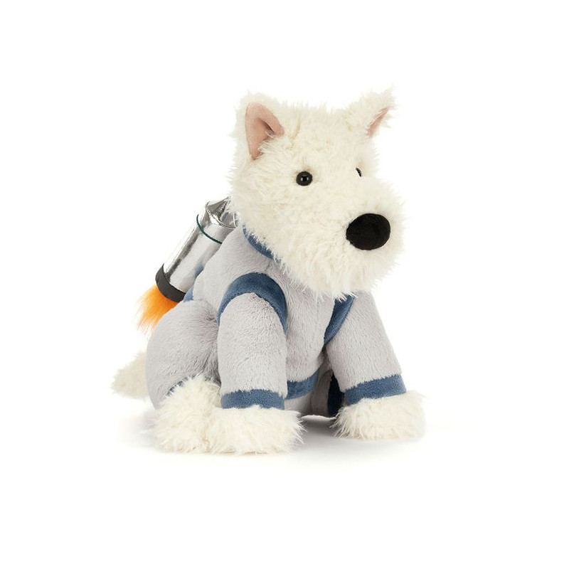 Jellycat piesek terrier kremowy astronauta 23cm