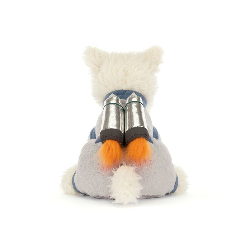 Jellycat piesek terrier kremowy astronauta 23cm - obrazek 3