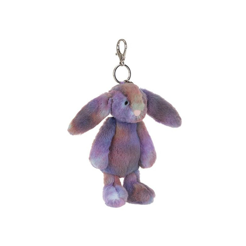Jellycat breloczek króliczek LUX galaktyczna mgła 18cm - obrazek 2
