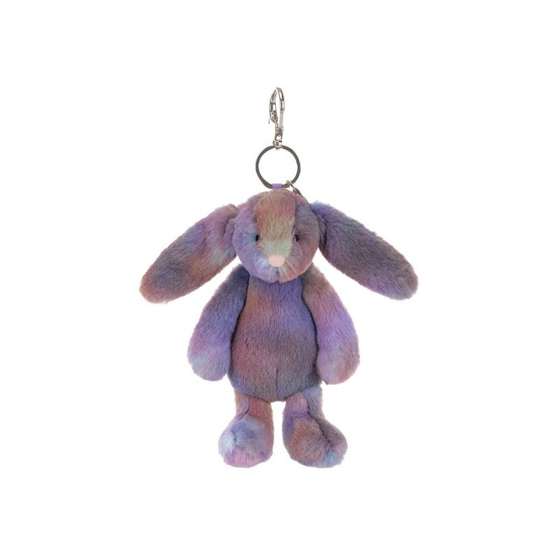 Jellycat breloczek króliczek LUX galaktyczna mgła 18cm
