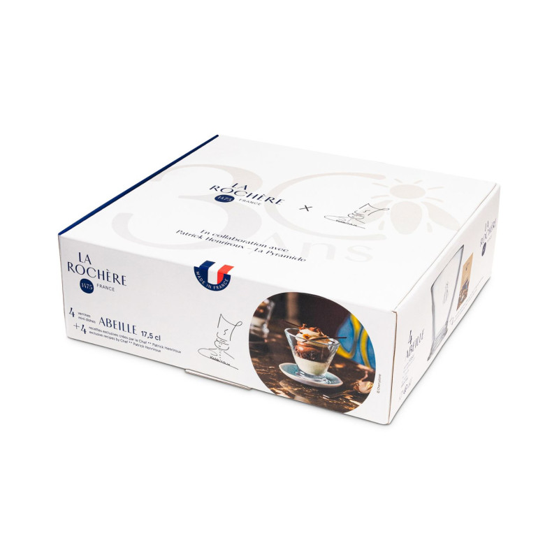 La Rochere Abeille pszczoła 4 pucharki 160ml - obrazek 5